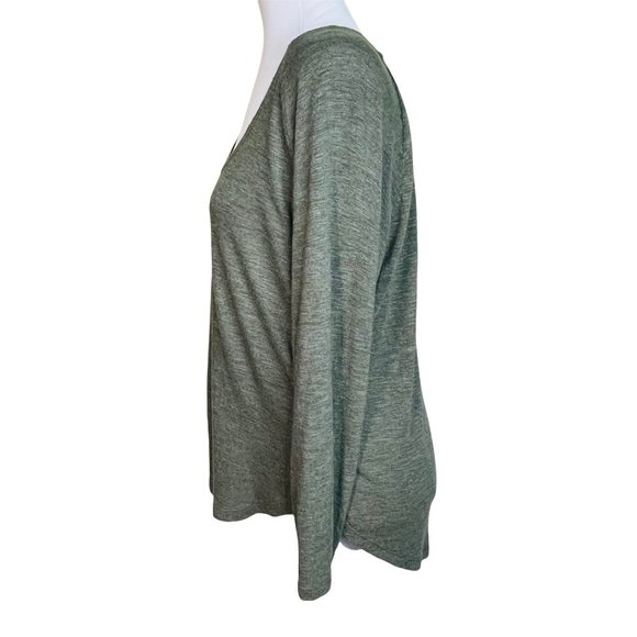 Madewell Green Long Sleeve Casual Shirt Size Large - Picture 3 of 8